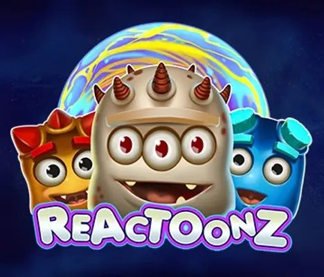 Reactoonz logo by Play’n GO at Mostbet